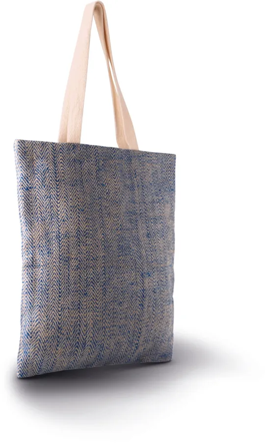100% natural yarn dyed jute bag