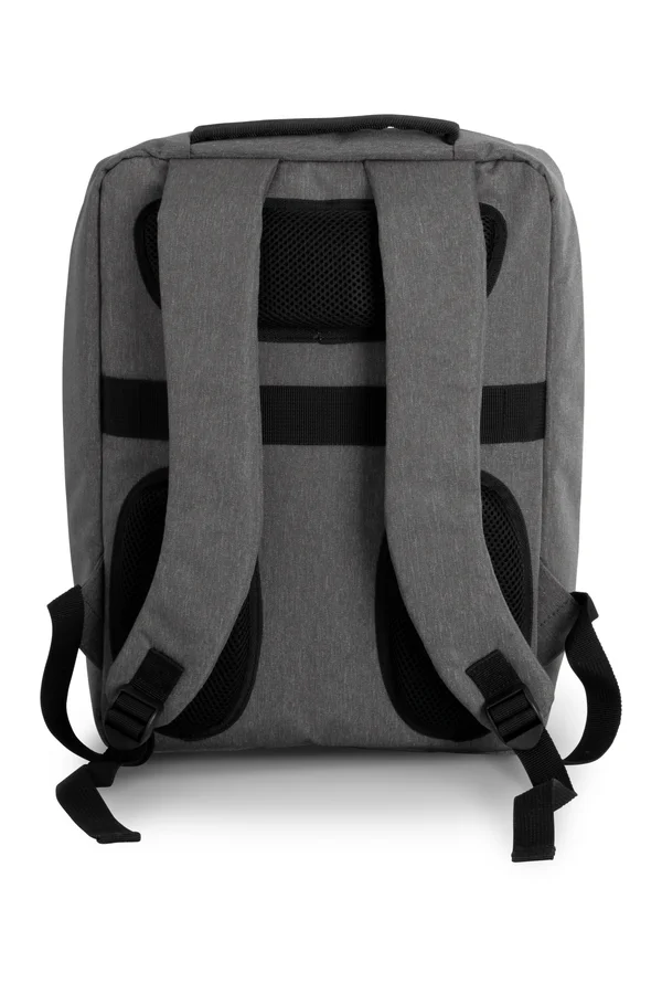 Business-Rucksack Dark Grey Heather / Black