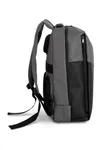 Business-Rucksack Dark Grey Heather / Black