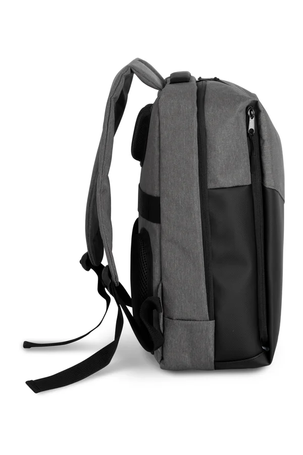 Business-Rucksack Dark Grey Heather / Black
