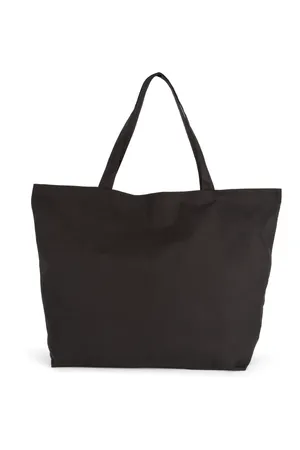 XXL-Shoppingtasche aus Baumwolle Black