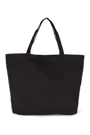 XXL-Shoppingtasche aus Baumwolle Black
