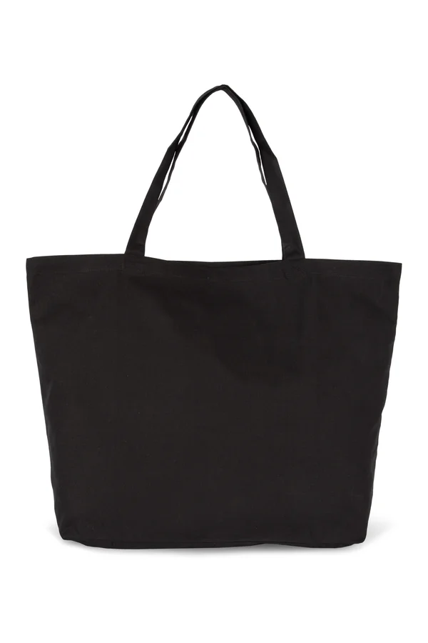XXL-Shoppingtasche aus Baumwolle Black