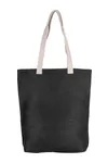 Shoppingtasche aus Jute-Baumwollmischgewebe Black
