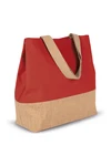 Canvas & jute hold-all shopper bag