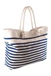 Strandtasche Natural / Navy