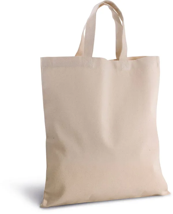 Cotton canvas shopper bag