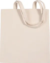 Cotton canvas shopper bag
