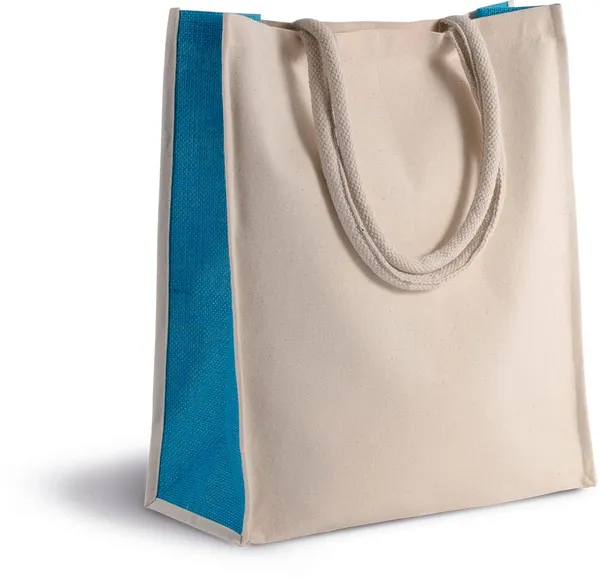 Cotton/jute tote bag - 23 L
