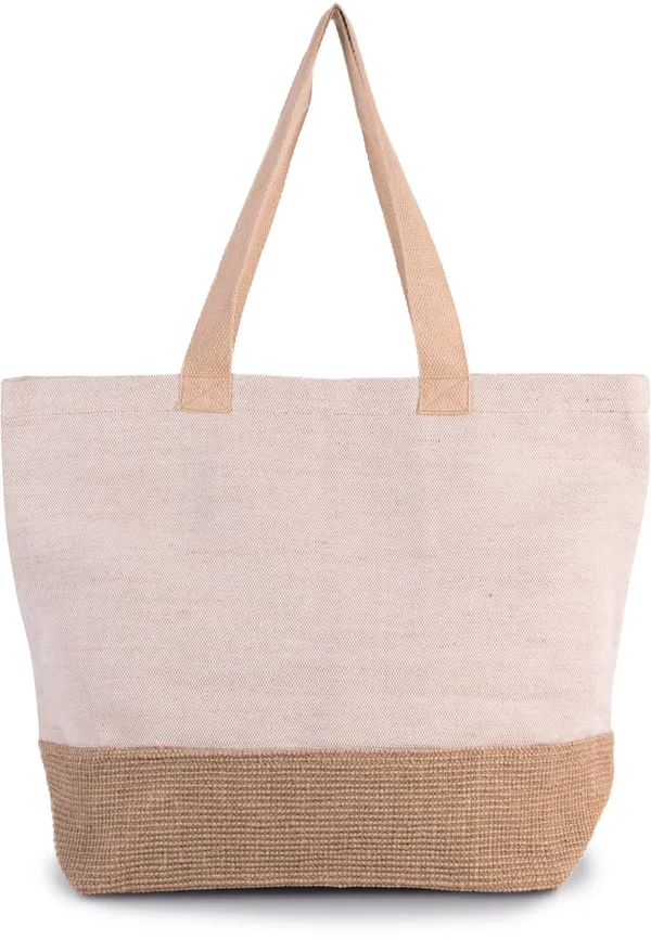 Rustic juco hold-all shopper bag