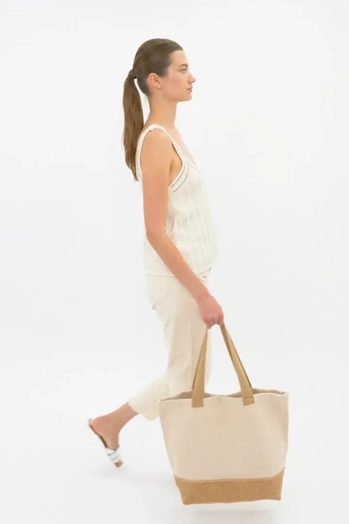 KI0258-Rustic juco hold-all shopper bag