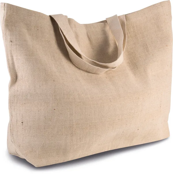 Rustic juco large hold-all shopper bag