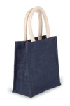 Jute canvas tote - small