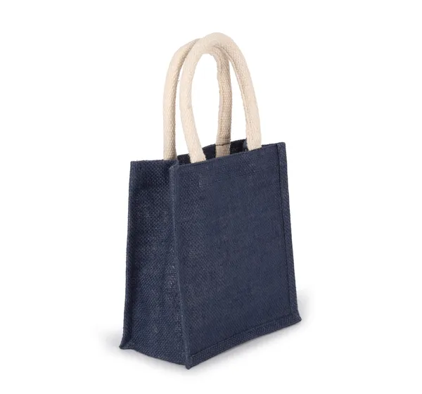 Jute canvas tote - small