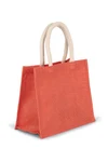 Jute canvas tote - medium