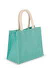 Jute canvas tote - medium