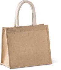 Jute canvas tote - medium