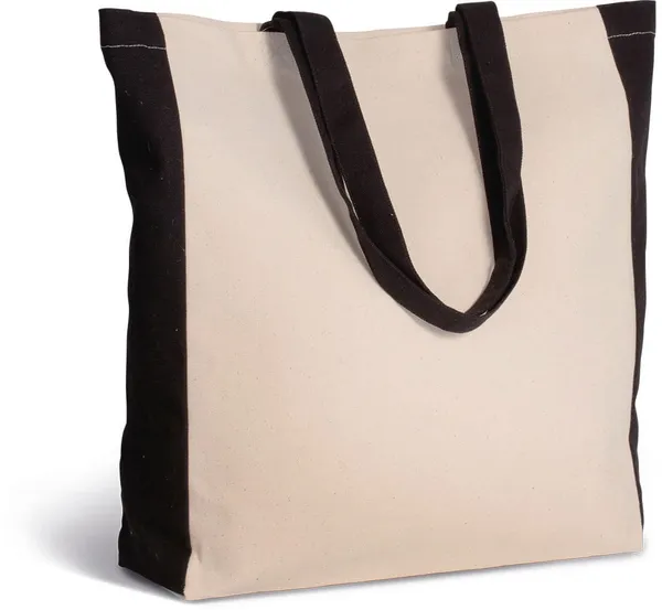Two-tone tote bag