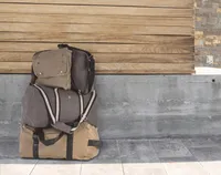 Canvas shoulder bag