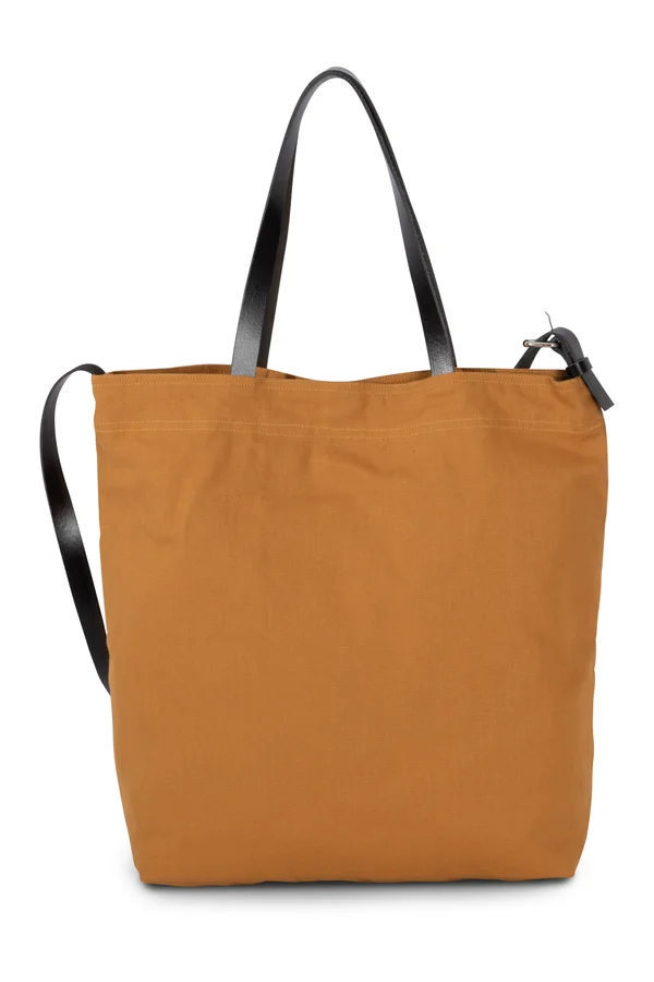 Handtasche mit Schultergurt aus Leder Cumin Yellow