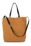 Handtasche mit Schultergurt aus Leder Cumin Yellow