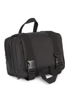 Recycled toilet bag with dual compartment