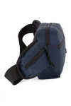 Recycelte große Gürteltasche mit Seitenfach Navy
