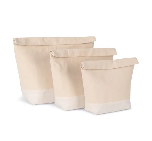 Cooler bag with rolltop fastening