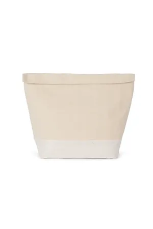 Kühltasche mit aufrollbarem Reißverschluss Natural / White