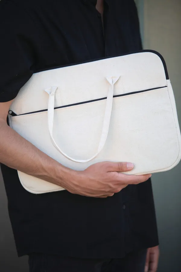 Work bag with tablet and laptop compartment