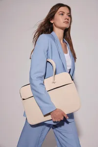 Work bag with tablet and laptop compartment