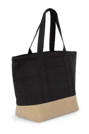 Recycelte Kühl-Shoppingtasche Black Night / Hemp