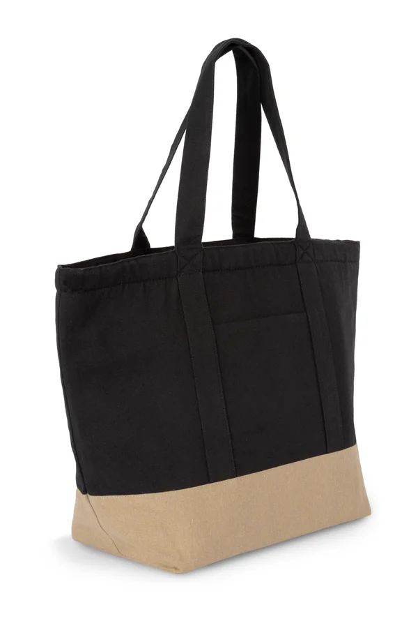 Recycelte Kühl-Shoppingtasche Black Night / Hemp