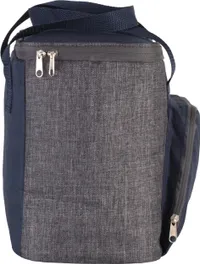 Cool bag with zipped pocket