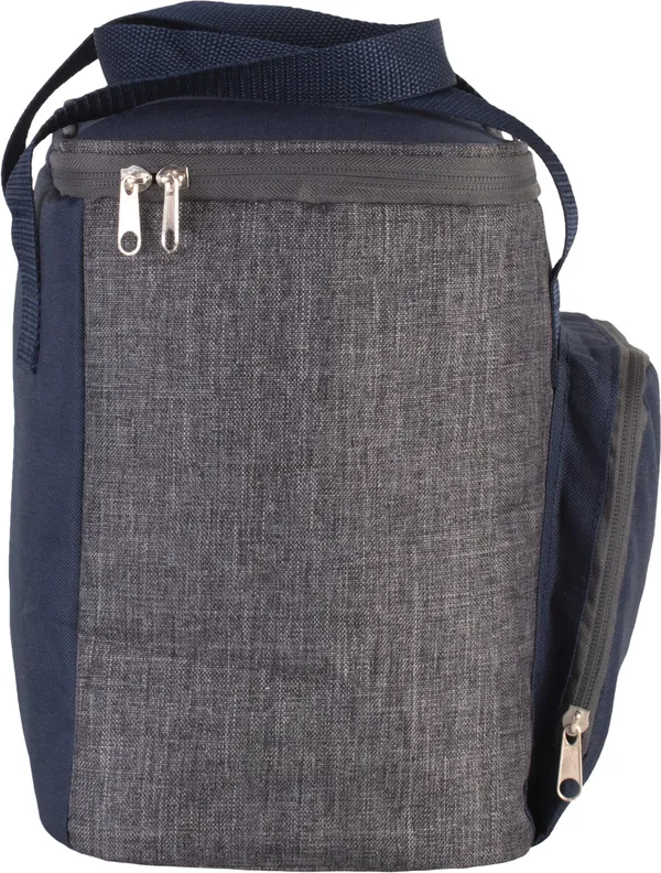 Cool bag with zipped pocket