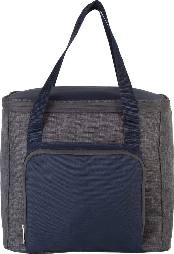 Cool bag with zipped pocket