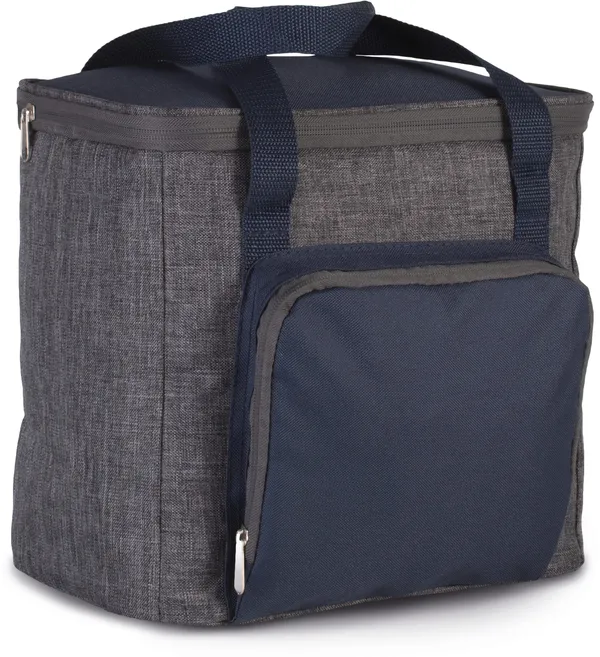 Cool bag with zipped pocket