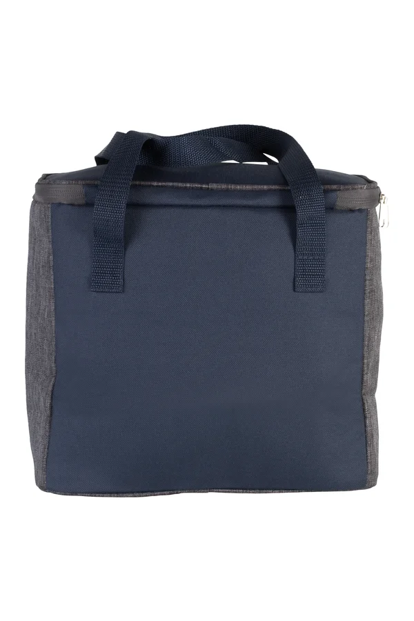 Kühltasche mit Reißverschlusstasche Dark Grey Heather / Navy