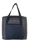 Kühltasche mit Reißverschlusstasche Dark Grey Heather / Navy