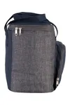 Kühltasche mit Reißverschlusstasche Dark Grey Heather / Navy