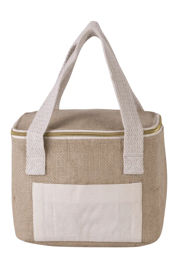 Kleine Kühltasche aus Jute Natural
