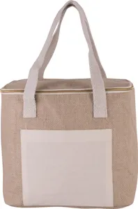 Jute cool bag - medium size