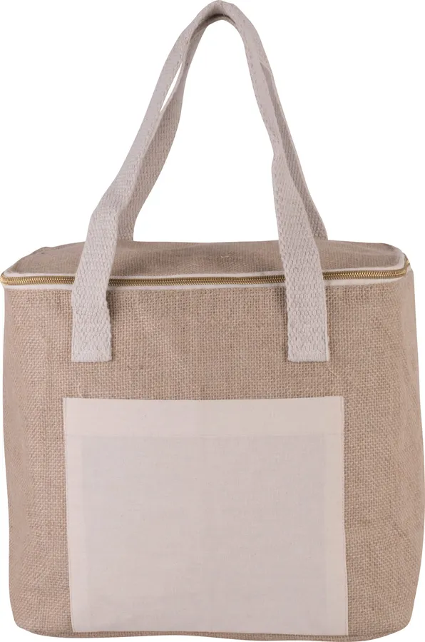 Jute cool bag - medium size