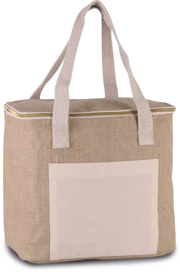 Jute cool bag - medium size