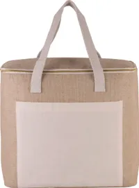 Jute cool bag - large size