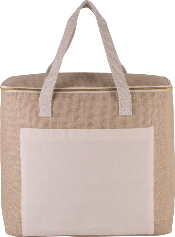 Jute cool bag - large size