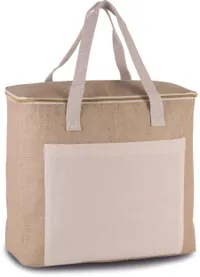 Jute cool bag - large size
