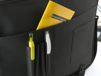 Document bag with front flap