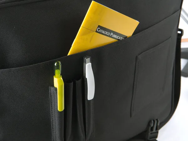 Document bag with front flap