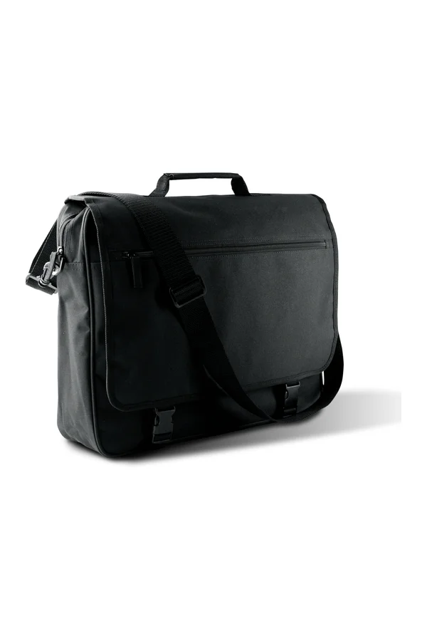 Dokumententasche mit Frontklappe Black